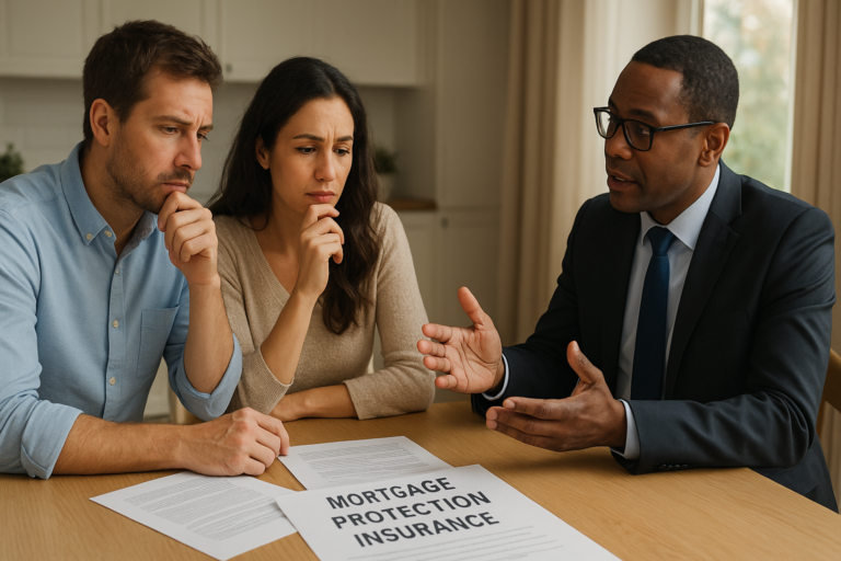 Homeowners weighing mortgage protection insurance versus life insurance to decide if MPI offers real value or just extra cost